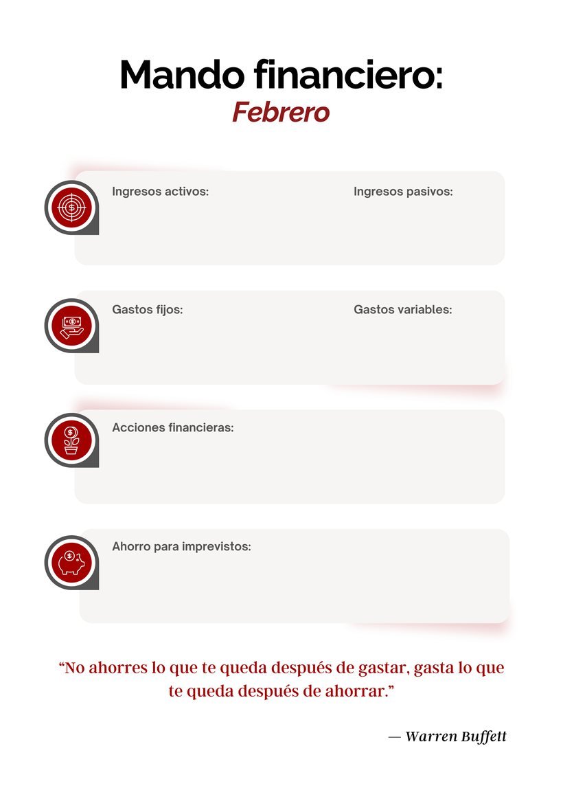 Mando financiero mensual